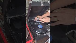 100 Year Old Antique Gramophone Music System 😱 ytshort shorts [upl. by Yenaffit]