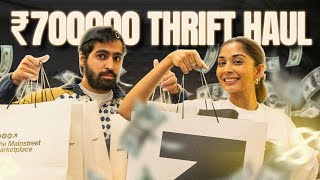 ₹700000 LUXURY THRIFT HAUL  ft SHEENA 💸💸 [upl. by Nivalc229]