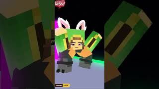 Build a queen nikocado avocado run challenge mikey gf minecraft animation shorts [upl. by Rabin764]