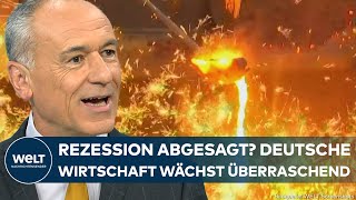 DEUTSCHE WIRTSCHAFT Überraschendes Wachstum Rezession ade Herbstbelebung am Arbeitsmarkt schwach [upl. by Hampton]