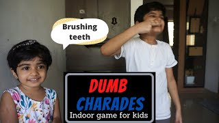 Dumb Charades Challenge  Easy and fun indoor game for kids  Action words [upl. by Mihsah]