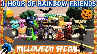 1 HOUR of HALLOWEEN Rainbow Friends Halloween SPECIAL 🎃👻 Rainbow Friends Ch 1 and 2 [upl. by Sheng]