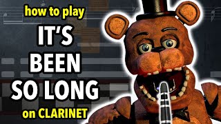 How to play Its Been So Long on Clarinet  Clarified [upl. by Ellednahs756]