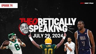 BETTER 2024 RODGERS OR LOVE  Theoretically Speaking  72924  Ep 74 [upl. by Neleb615]