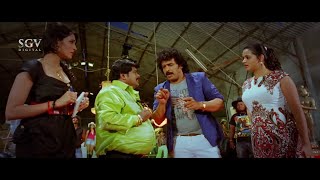 Upendra And Gang Super Plan To Loot Swiss Bank  Topiwala Kannada Movie Comedy Scene  Bhavana [upl. by Spector]