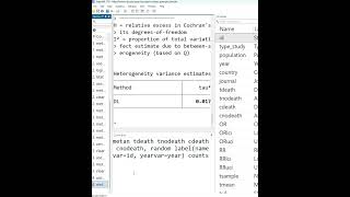 MetaAnalysis in Stata 17  Please download data from the video description metaanalysis [upl. by Dupre]