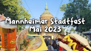 Mannheimer Stadtfest 2023  Exchange Student at Mannheim University 🇩🇪 [upl. by Colet414]