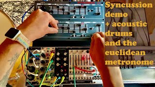 My Syncussion Clone and the Euclidean Metronome [upl. by Metsky]