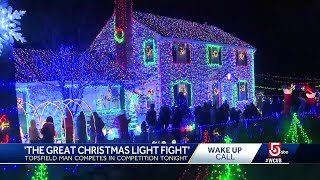 Wake Up Call Topsfield family on The Great Christmas Light Fight [upl. by Geffner]