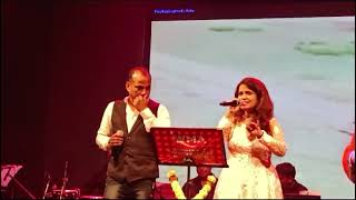 aye mere humsafar by voice of udit narayan Yogesh Tiruwa amp Geeta at vishnudas bhawe auditorium [upl. by Nosreme]