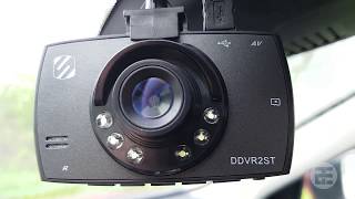 14 Dash Cam Review  Scosche DDVR2ST Dashboard DVR Dash Cam [upl. by Flita]