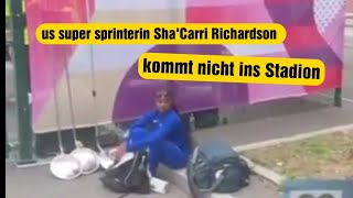 olympische sommerspiele 2024 Paris us super sprinterin ShaCarri Richardson darf nicht ins Stadion [upl. by Chitkara]