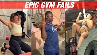 CROSSFIT amp WORKOUT FAILS COMPILATION  EPIC GYM FAILS [upl. by Nesnar]