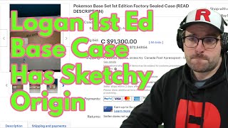 Why The Logan Paul Pokemon 1st Edition Base Case Likely Isnt Authentic  Episode 1 [upl. by Cone935]