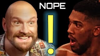 BREAKING NEWS❗NOW TYSON FURY CLOSES THE DOOR ON A POSSIBLE ANTHONY JOSHUA FIGHT USYK IS A KILLER🤔 [upl. by Ermanno]