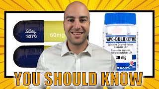 3 Things You Should Know Before Taking Duloxetine Cymbalta [upl. by Morna]