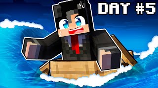 I Survived 7 Days Stranded at Sea in Minecraft Tagalog [upl. by Neurath]