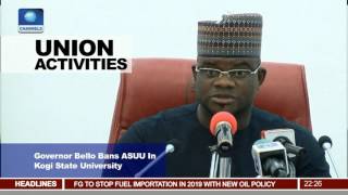 Governor Bello Bans ASUU In Kogi State University [upl. by Janeen]