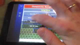 CHAMPIONSHIP MANAGER 0102 ON TABLET [upl. by Nivi]