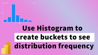 How to create Histogram in PowerBI and Learn how to read Histogram  MiTutorials [upl. by Thilda]