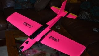 pink lady rc pylon racer with NTM Prop Drive Series 2836 3000kv 755w [upl. by Manya]