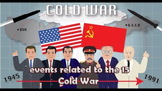 15 events related to the Cold War information  AI [upl. by Kelton]