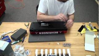 How to strip down a Behringer UCONTROL UMX250 25 Key MIDI Controller Keyboard [upl. by Valaria]