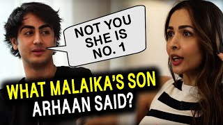 Watch What Malaikas Son Arhaan Said About Malaika Arora [upl. by Imalda]