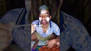 Kind Grandpa Eats Candy Skewers and the Funny Ending🤣👈 funny shortsfeed eatingvideos shorts [upl. by Yhtrod]