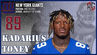 NEW YORK GIANTS Kadarius Toney ᴴᴰ [upl. by Braeunig317]