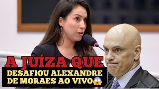 DRA LUDMILA LINS GRILO a juíza que botou o terror em Alexandre de Moraes ao vivo😳😱 [upl. by Fredelia599]