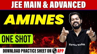 AMINES in 1 Shot  All Concepts Tricks amp PYQs Covered  JEE Main amp Advanced [upl. by Nivej]