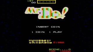 Mr Do 1982 Universal Mame Retro Arcade Games [upl. by Khichabia]