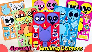 Incredibox Sprunki x Smiling Critters Sticker Book 🌙 스마일링 크리터즈 x 스프런키 [upl. by Marmawke759]