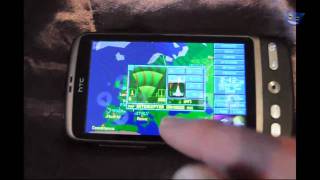 XCom UFO Defence Enemy Unknown Running On Android HTC Desire  ADosBox [upl. by Lucille868]