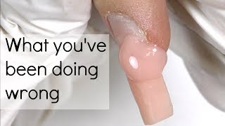 Mistakes in Acrylic Nail Application [upl. by Vernon]