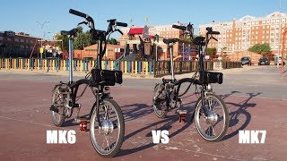 Brompton Electric MK6 Kit vs MK7 Kit [upl. by Aisats]