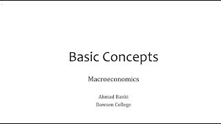 1 Basic Concepts [upl. by Nohtiek]