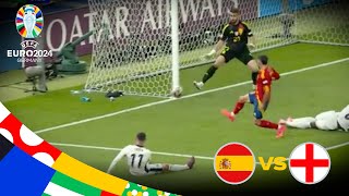 ¡SIMÓN le robó el gol a FODEN  España 00 Inglaterra  UEFA EURO 2024  Final  TUDN [upl. by Gibun304]