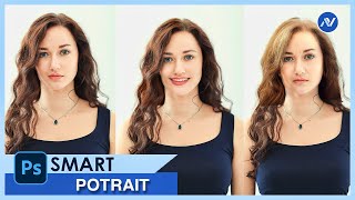 Smart Portrait Neural Filter in Photoshop  Photoshop Neural filters  Photoshop Tutorial 2024 [upl. by Jessie]