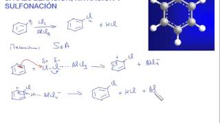 3 Benceno  Reacciones de halogenación nitración y sulfonación [upl. by Fasa]