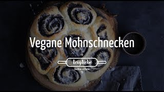 Vegane Mohnschnecken [upl. by Ackler93]