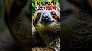 10 Fun Facts About Sloths facts wildanimalfacts [upl. by Cloe263]