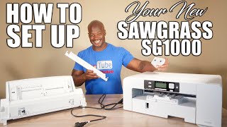 How to set up your Sawgrass SG1000 for the first time with ByPass Tray [upl. by Wie599]