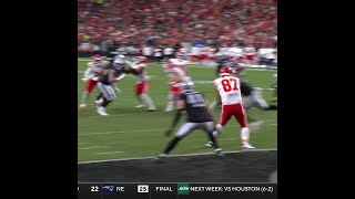 Travis Kelce catches for a 5yard Touchdown vs Las Vegas Raiders [upl. by Aleakam]