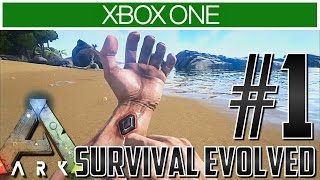 Ark Xbox One Lets Play Gameplay Ep 1  CAN I SURVIVE [upl. by Attirehs348]