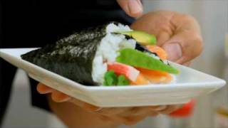 How to make Temaki Sushi  Manu Shows you how to make Temaki [upl. by Amzaj]