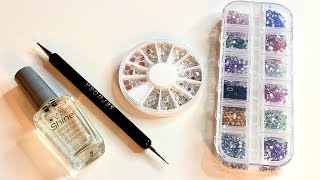 How To Apply Nail Jewels At Home  Quick Easy amp Affordable [upl. by Nojed323]