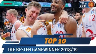 Die besten Gamewinner 201819  MagentaSport Top 10  easyCredit Basketball Bundesliga [upl. by Hasan]