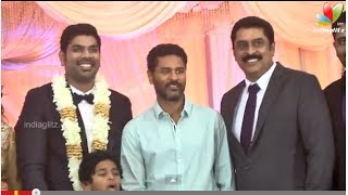 Ajay Ratnams Son Reception  Marriage Video  Prabhu Deva Senthil Cheran Nizhalgal Ravi Saranya [upl. by Mead]